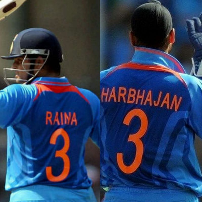 indian players jersey number