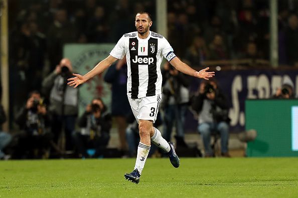 Chiellini joins the injury list for Juventus
