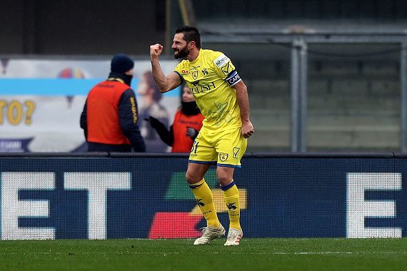 The 39-year old will be missing for Chievo