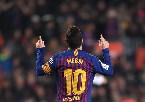 Messi - who scored and missed a penalty - was Barcelona's brightest spark yet again
