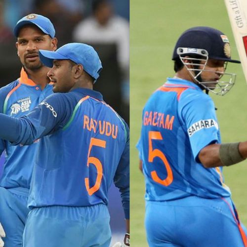jersey number of indian cricket players