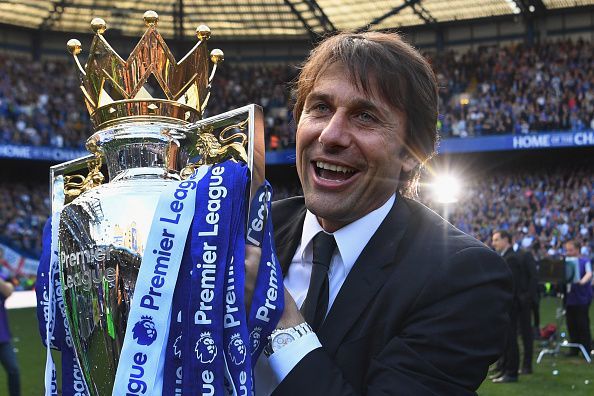 Conte won the league but was acrimoniously shown the door next season