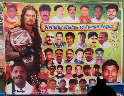   An example of the popularity of Reigns among Indian fans 