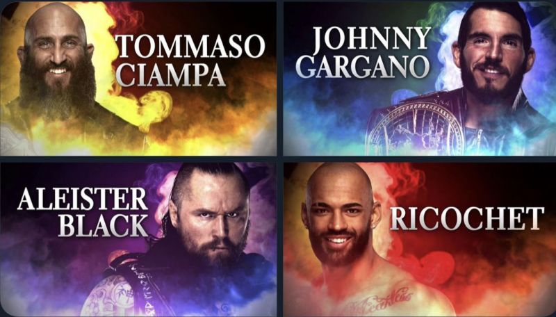 Image result for Ricochet, Aleister Black, Johnny Gargano And Tommaso Ciampa Make RAW Debut