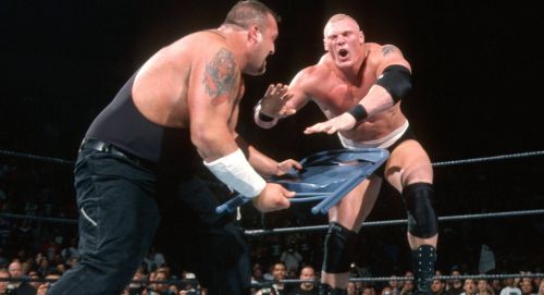   Paul faces Brock at the Survivor Series 2002 