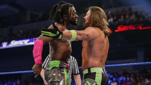 Kofi excited told Styles to fight him after AJ told Kingston that he was not obliged to continue.