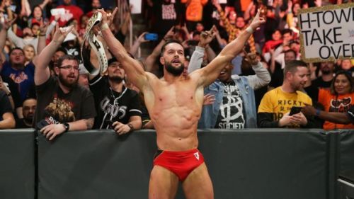  ] Finn Balor after winning title IC 