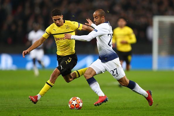 Hakimi had his moments, but ultimately failed to remain alert for two of Spurs' goals