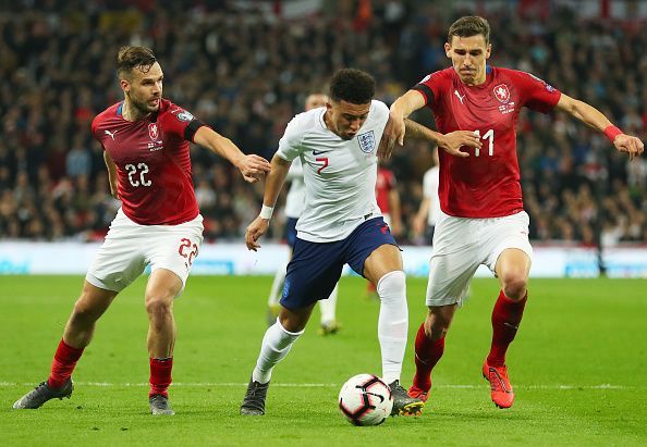 Sancho's skill and invention proved too much for the Czech backline to deal with