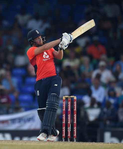 Jonny Bairstow in action during England v West Indies - 3rd Twenty20 International