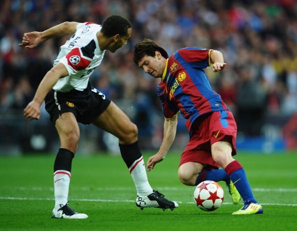 Lionel Messi has previously tormented Manchester United in two finals