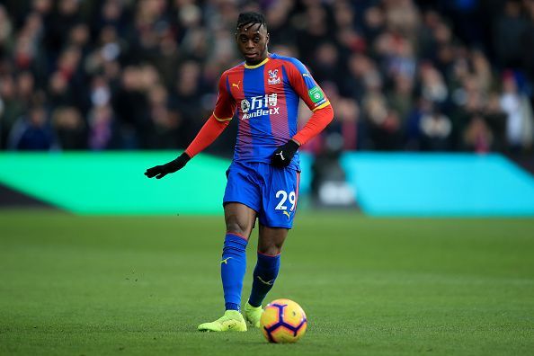 Wan-Bissaka in action for Crystal Palace