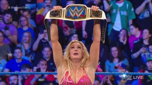   The new female champion of SmackDown 