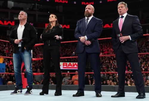  ] Why did the McMahon family all take a heel shot at the same time? 