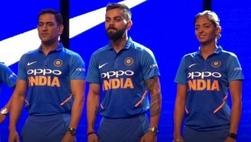 indian cricket team new jersey photos