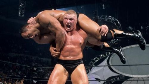   The Rock helped set Brock Lesnar's fledgling career to WWE 