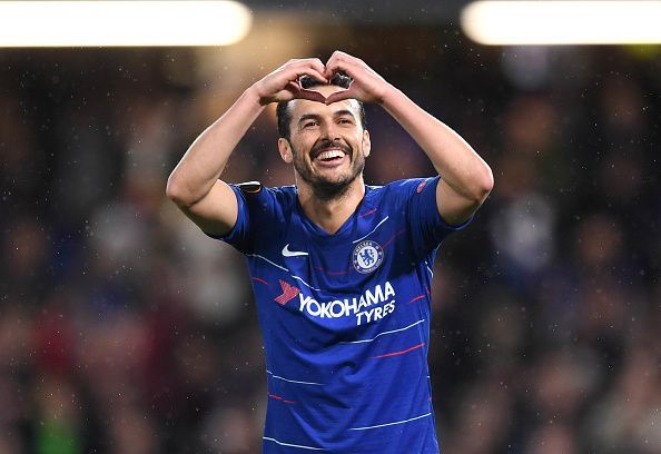 Pedro scored his second goal in three games to give Chelsea the lead