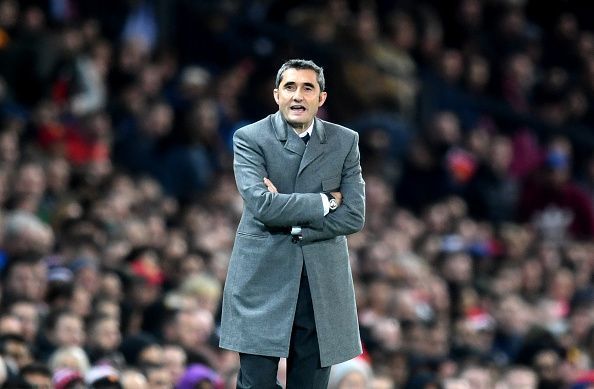 Valverde watched his side struggle for balance in midfield, but his alterations did nothing to rectify the issue