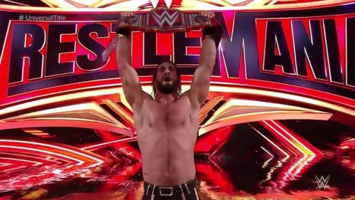  ] Seth Rollins became the new universal champion at WrestleMania 35. 