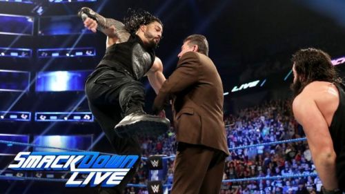  ] Roman Reigns has been selected for SmackDown Live in the recent Superstar Shakeup 