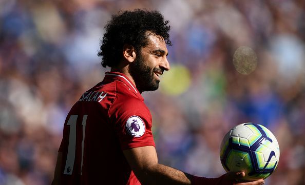 Mohamed Salah is the top goalscorer in the Premier League