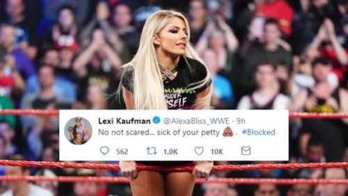  ] Alexa Bliss participated for the first time in over two months 