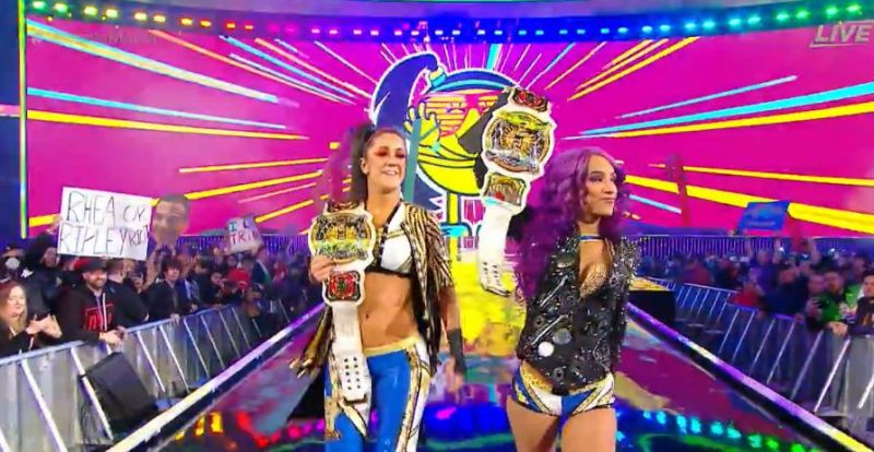   Sasha Banks and Bayley lose their women's team titles to WrestleMania 35 