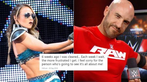  ] Emma and Cesaro were on the list when the 2016 draft of the WWE took place 