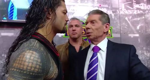 Roman Reigns and Vince McMahon
