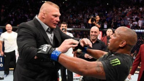   Lesnar will probably fight Cormier in August! 