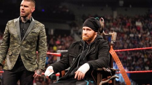  ] Sami Zayn was sitting in the "electric chair" of Raw 