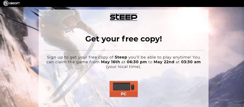Steep by Ubisoft is free for a limited time
