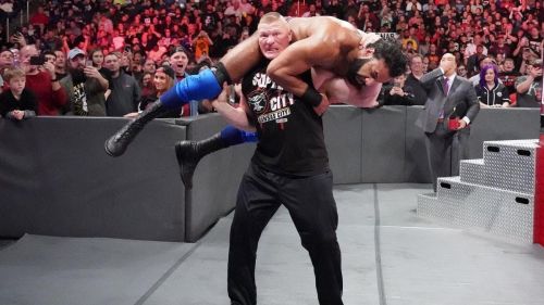  ] Brock Lesnar had to face Jinder Mahal in 2017 