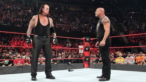  ] The Undertaker has eliminated Goldberg from the Royal Rumble 2017 