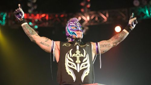   Will Rey Mysterio raise his hand Sunday night? 