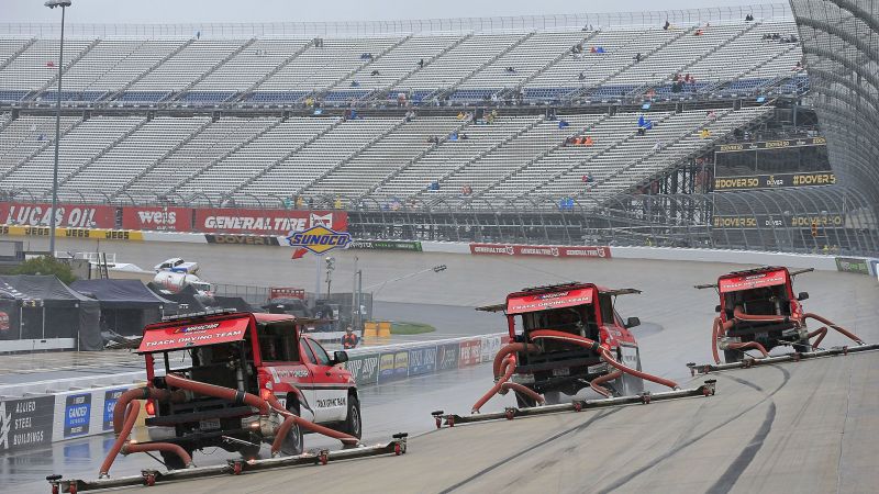 Nascar At Dover Rain Postpones Race To Monday