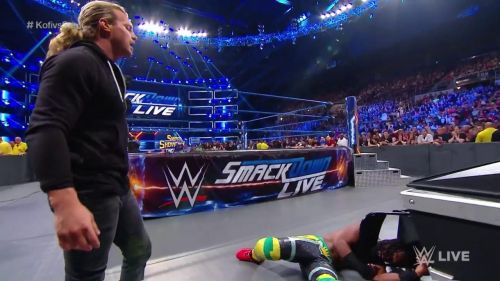  ] Ziggler attacked Kofi on SmackDown 