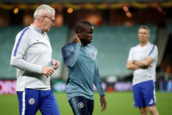 Kante has struggled with recent hamstring and knee injuries, so might not feature