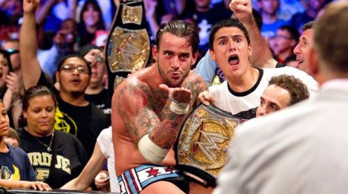  ] Punk won the WWE title in front of his hometown in 2011 