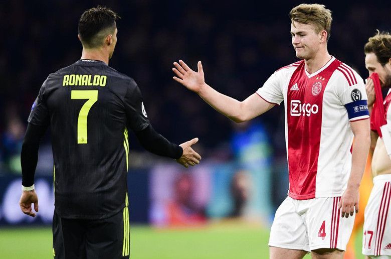 Image result for RONALDO AND DE LIGT