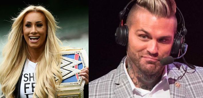 wwe commentator corey graves carmella