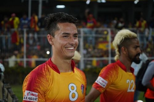 Colado joined East Bengal last season and had a fair display of his skills and goal-scoring capability (Image: Sportskeeda)