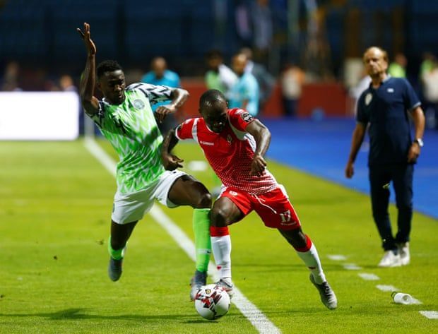 Burundi players gave the Nigerians a run for their money