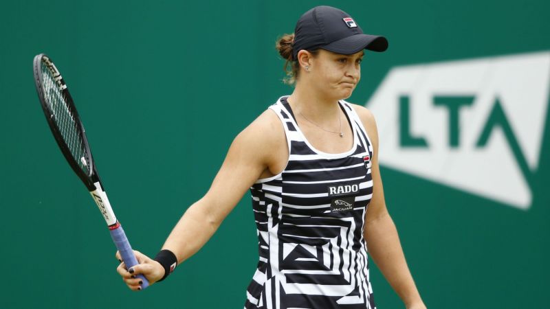 Barty pulls out of Eastbourne with arm injury