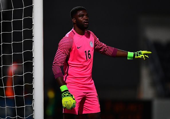Daniel Akpeyi was a calming presence in Nigeria's defence.
