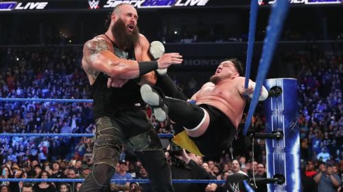  ] Braun Strowman against Samoa Joe can elevate the American title 