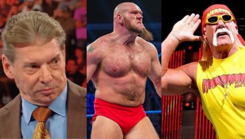  ] Vince McMahon; Lars Sullivan; Hulk Hogan 