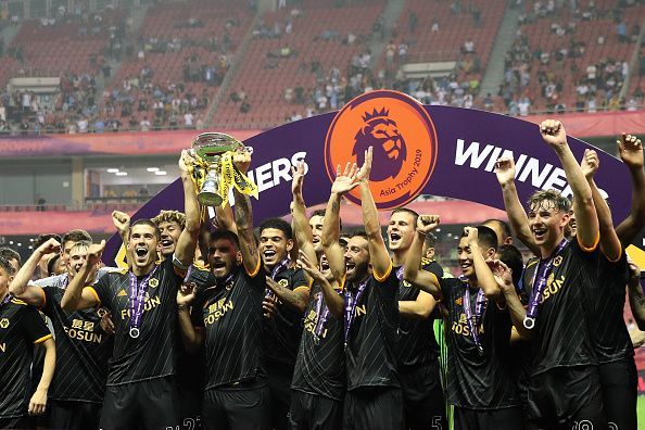 Wolves won the Premier League Asia Trophy
