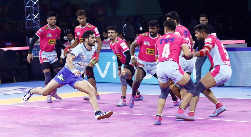 Pro Kabaddi 2019 HIGHLIGHTS, Tamil Thalaivas vs Jaipur Pink Panthers in Chennai: Jaipur Beat Tamil 28-26