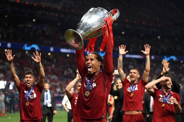 Van Dijk helped Liverpool win the UEFA Champions League trophy